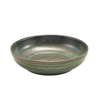 Aqua Green Terra Porcelain Coupe Bowl